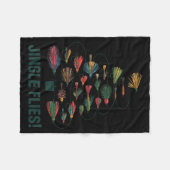 Couverture Polaire Jingle Flies Funny Fly Fishing Lure Christmas Paja (Devant (Horizontal))