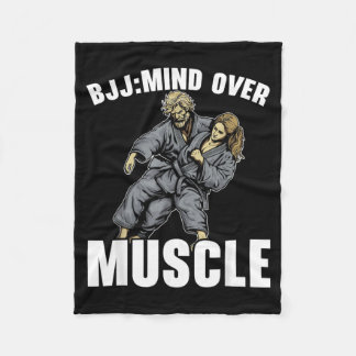 Couverture Polaire Jiu Jitsu BJJ Arts Martiaux Mixtes MMA Combat