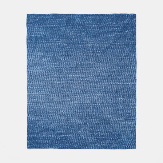 Couverture Polaire Jjeans en denim bleu (Devant)