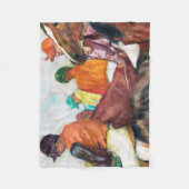 Couverture Polaire Jockey et cheval, Edgar Degas (Devant)