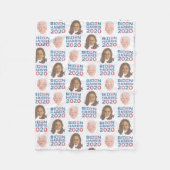 Couverture Polaire Joe Biden et Kamala Harris Fleece Blanket (Devant)