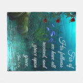 Couverture Polaire John 1:16 (Devant (Horizontal))