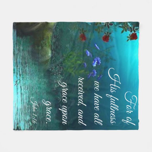 Couverture Polaire John 1:16 (Devant (Horizontal))