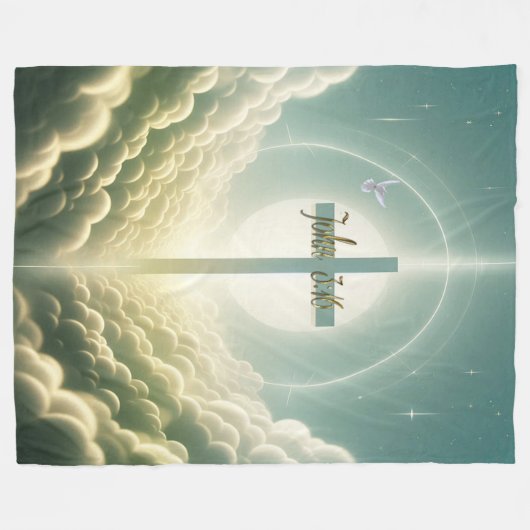 Couverture Polaire John 3:16 (Devant (Horizontal))