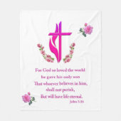 Couverture Polaire John 3:16 (Devant)