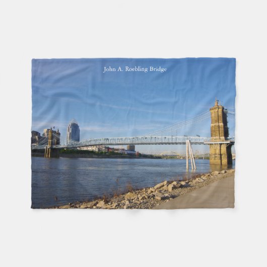 Couverture Polaire John A. Roebling Bridge (Devant (Horizontal))
