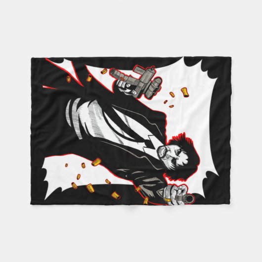 Couverture Polaire John Wick (Devant (Horizontal))