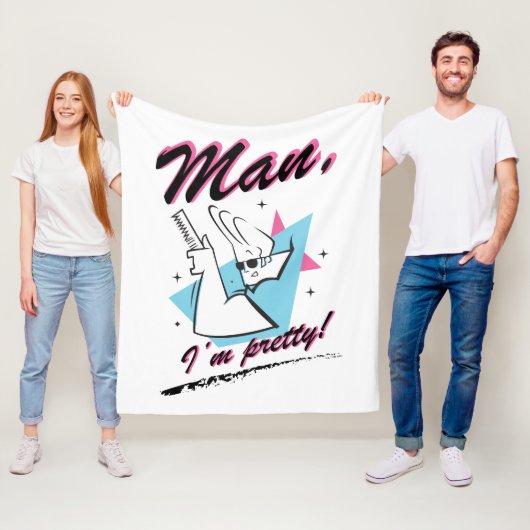 Couverture Polaire Johnny Bravo (En situation)