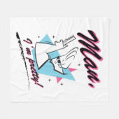 Couverture Polaire Johnny Bravo (Devant (Horizontal))