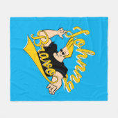 Couverture Polaire Johnny Bravo Athletic Graphic (Devant (Horizontal))