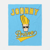 Couverture Polaire Johnny Bravo Collegiate Graphic (Devant)