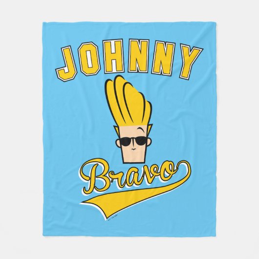 Couverture Polaire Johnny Bravo Collegiate Graphic (Devant)
