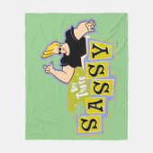 Couverture Polaire Johnny Bravo - Hey There Sassy (Devant)