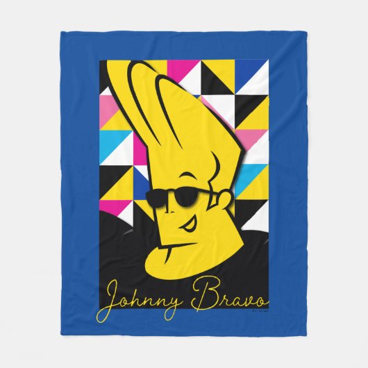 Couverture Polaire Johnny Bravo Pop Art Graphic (Devant)