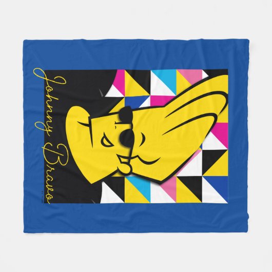Couverture Polaire Johnny Bravo Pop Art Graphic (Devant (Horizontal))