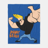 Couverture Polaire Johnny Bravo Pose Iconique (Devant)