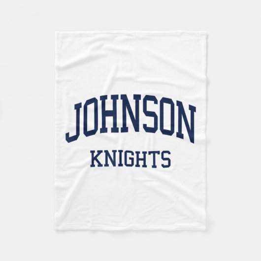 Couverture Polaire Johnson High School S Gainesville Ga Retro Sports (Devant)