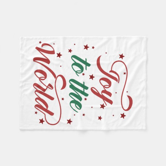 Couverture Polaire joie pour le monde (Devant (Horizontal))