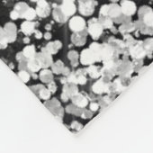 Couverture Polaire Joli bleu royal argent faux parties scintillant mo (Coin)