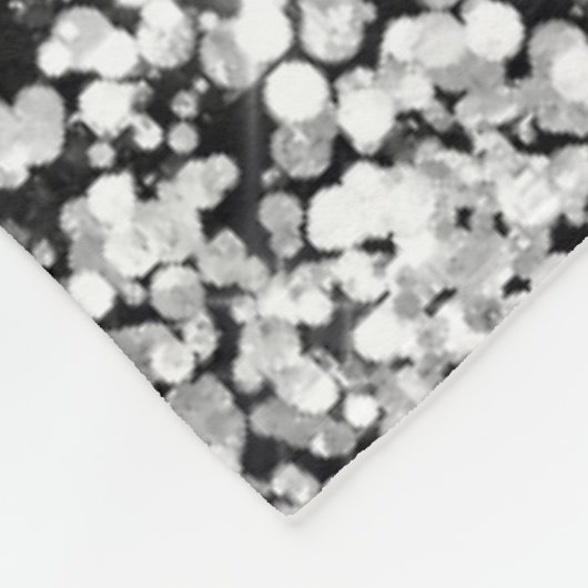 Couverture Polaire Joli bleu royal argent faux parties scintillant mo (Coin)