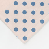 Couverture Polaire Joli Brown avec des oiseaux et des Roses (Coin)