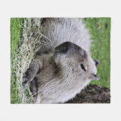 Couverture Polaire Joli capybara (Devant (Horizontal))