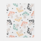 Couverture Polaire Joli Champignon Kawaii (Devant)