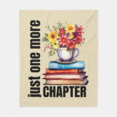 Couverture Polaire Joli chapitre livre mot art (Devant)