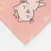 Couverture Polaire Joli Chat Princesse (Coin)