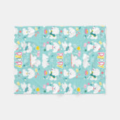 Couverture Polaire Joli chiot (Devant (Horizontal))