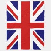Couverture Polaire Joli drapeau du Royaume-Uni valet union (Devant)