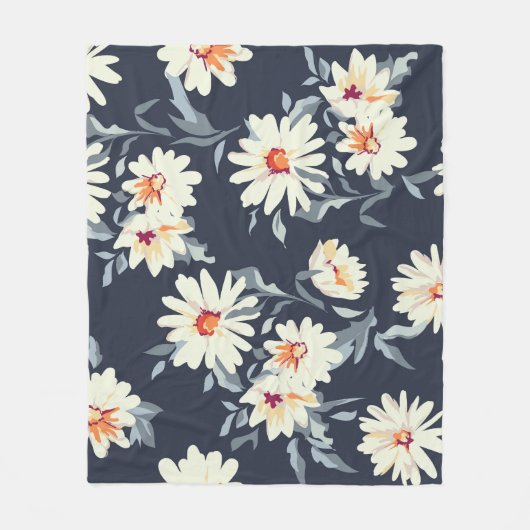 Couverture Polaire Joli Fleur de marguerite : Impression transparente (Devant)