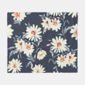 Couverture Polaire Joli Fleur de marguerite : Impression transparente (Devant (Horizontal))
