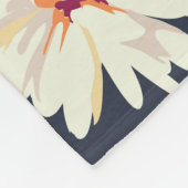 Couverture Polaire Joli Fleur de marguerite : Impression transparente (Coin)