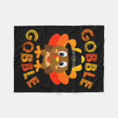 Couverture Polaire Joli gloussement gloussement Dinde Lgrim Petits Ga (Devant (Horizontal))