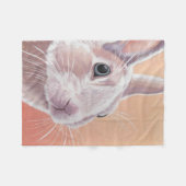 Couverture Polaire Joli lapin (Devant (Horizontal))