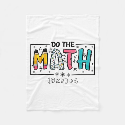 Couverture Polaire Joli Math 67 Prof de Math Six (Devant)
