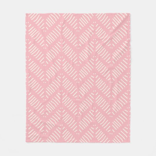 Couverture Polaire Joli Motif Chevron Motif rose  polaire Blanket (Devant)