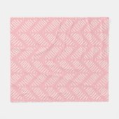 Couverture Polaire Joli Motif Chevron Motif rose  polaire Blanket (Devant (Horizontal))