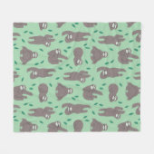 Couverture Polaire Joli Motif de fentes (Devant (Horizontal))