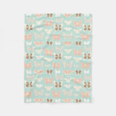 Couverture Polaire Joli Motif de papillons (Devant)