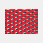 Couverture Polaire Joli Motif Lion scandinave (Devant (Horizontal))