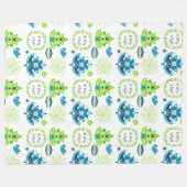 Couverture Polaire Joli Noël O Saint Nuit Blanche en polaire (Devant (Horizontal))