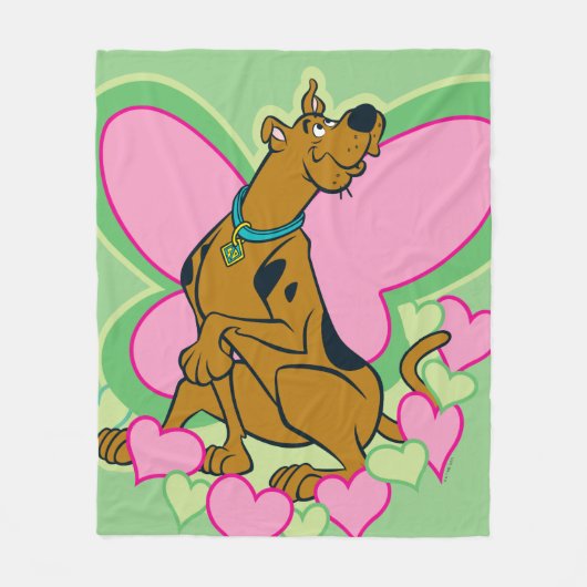 Couverture Polaire Joli Papillon Scooby-Doo (Devant)