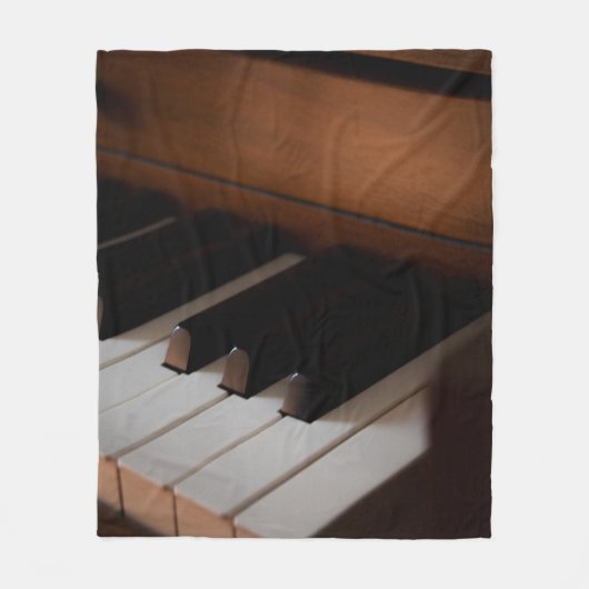 Couverture Polaire Joli piano (Devant)