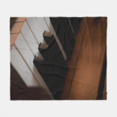 Couverture Polaire Joli piano (Devant (Horizontal))