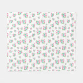 Couverture Polaire Joli Rosebud Pastel (Devant (Horizontal))