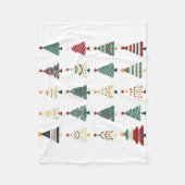 Couverture Polaire Joli sapin de Noël (Devant)