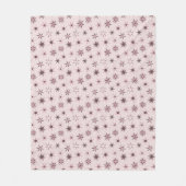 Couverture Polaire Joli Stars De Geo Rose - motif. (Devant)