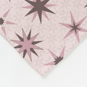 Couverture Polaire Joli Stars De Geo Rose - motif.